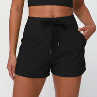 High Waisted Drawstring Casual Shorts