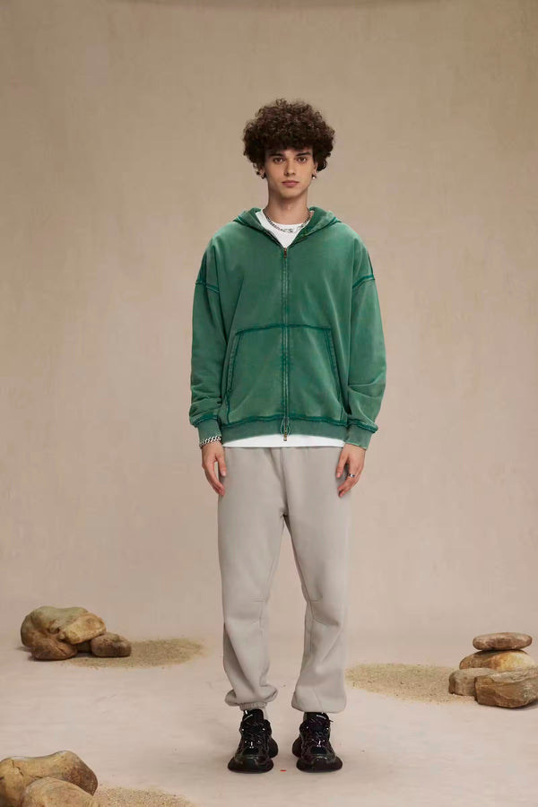 Oversized Zip-Up Hoodie