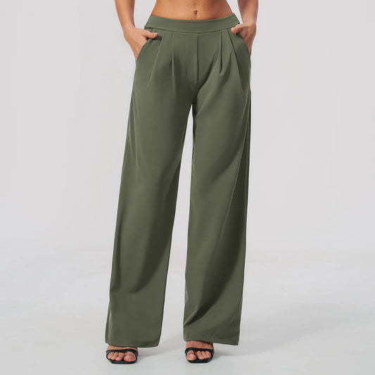 Quick-Dry Wide-Leg Casual Fitness Pants