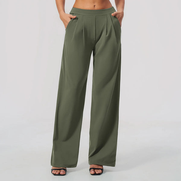 Quick-Dry Wide-Leg Casual Fitness Pants