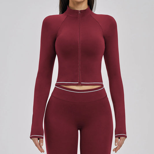 Zip Through Long Sleeve Jacket