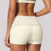 Foldover Waist Gym Shorts