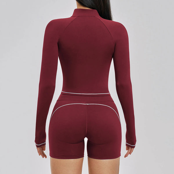 Zip Through Long Sleeve Jacket