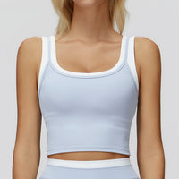 Layering Two-Piece Padded Yoga Tank Top