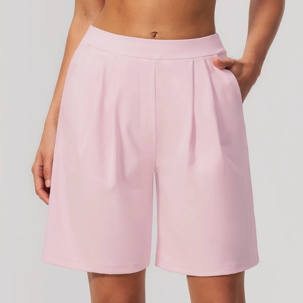 Loose-Fit High-Waist Butt-Lifting Gym Shorts