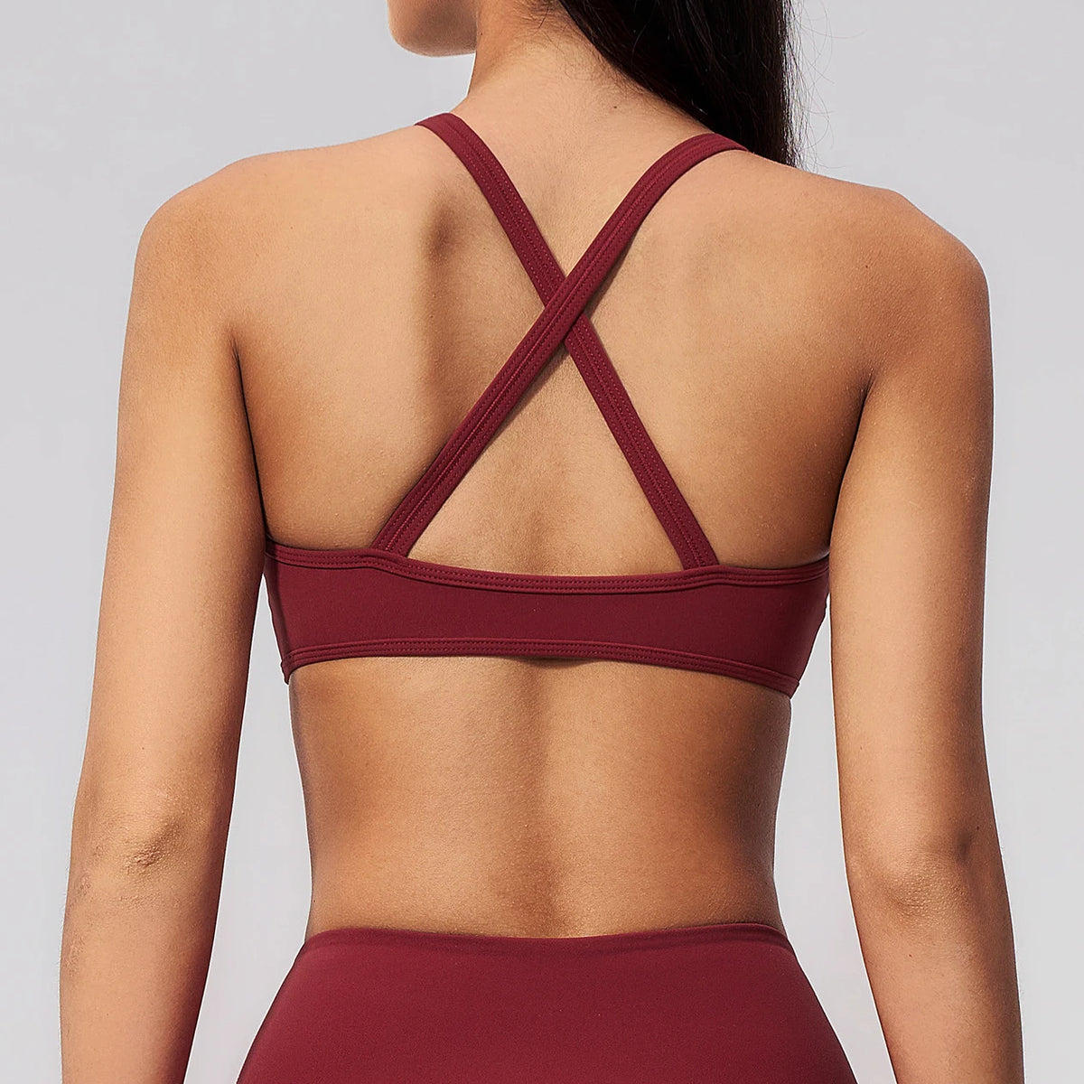 U-Neck Sports Bra with Removable Pads