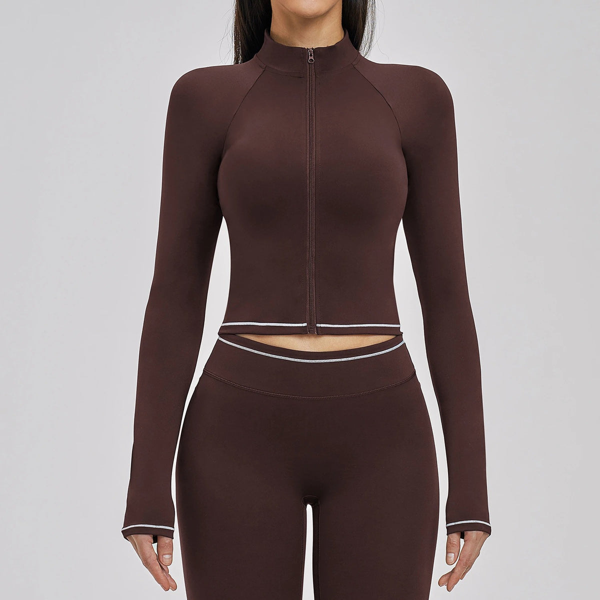 Zip Through Long Sleeve Jacket