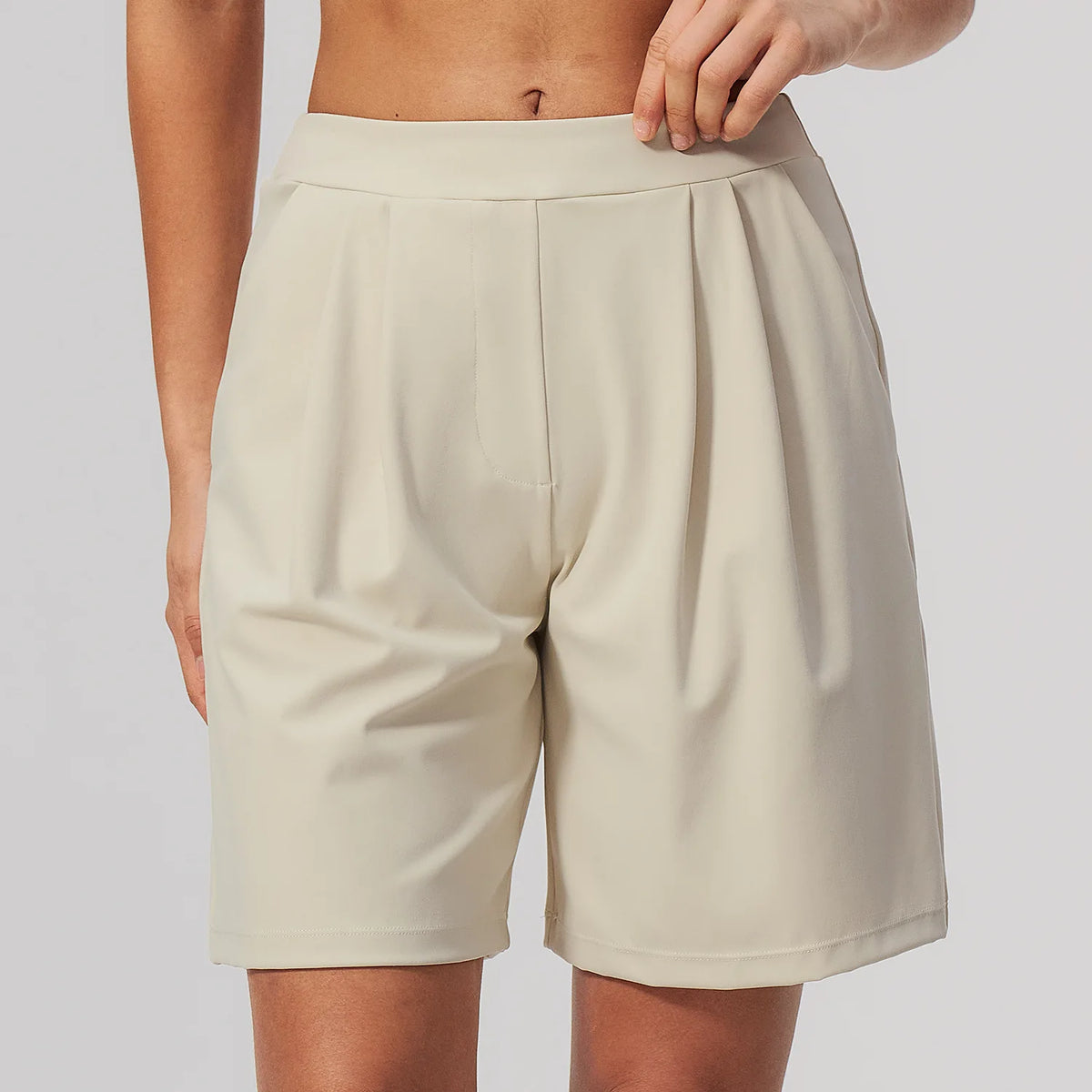 Loose-Fit High-Waist Butt-Lifting Gym Shorts
