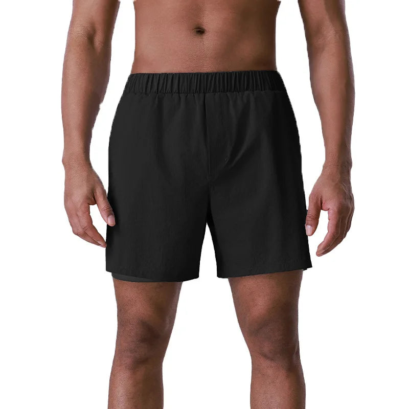 Double Layer Running Shorts
