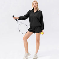 Windproof Hoodie & Shorts Set