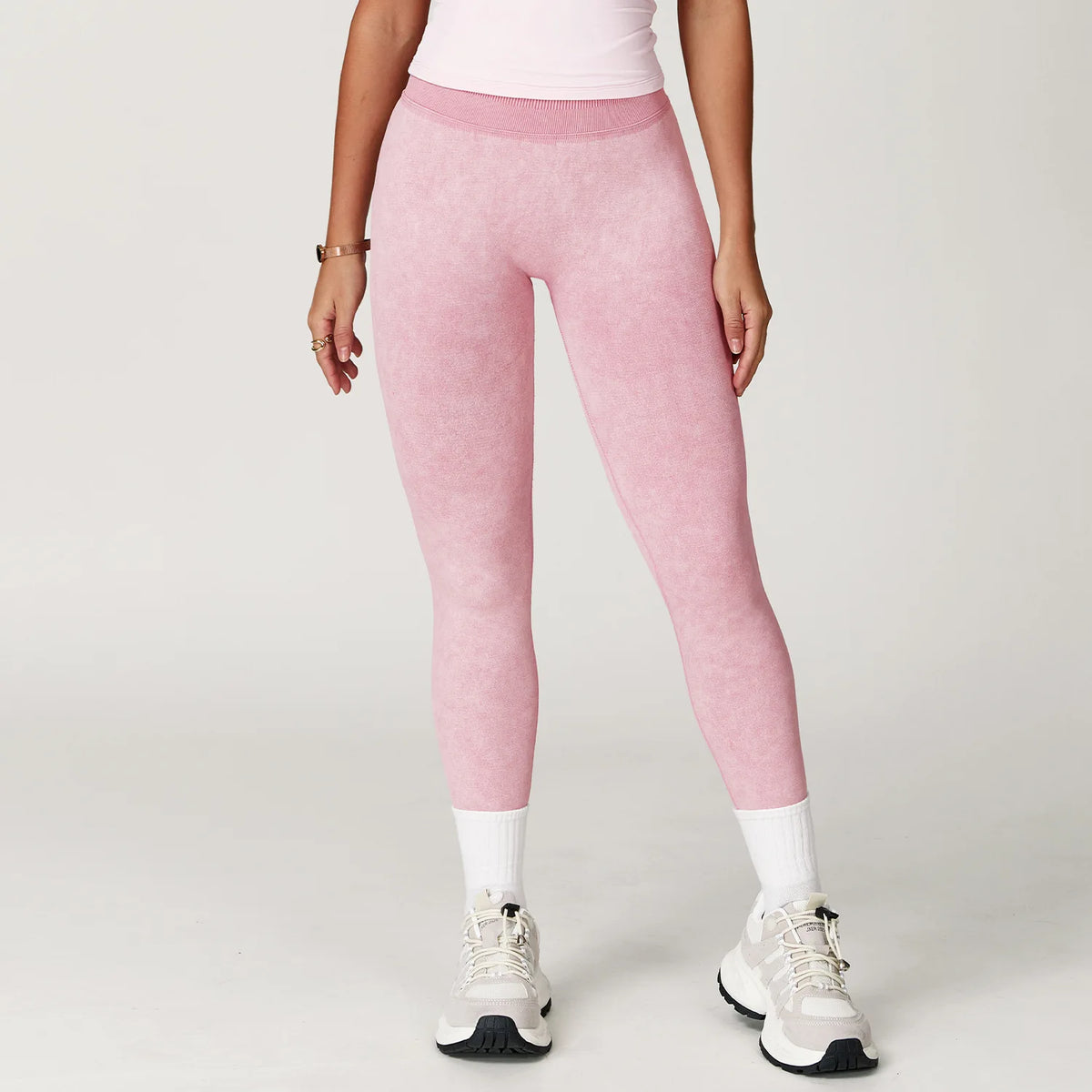 Seamless Sand-Washed High-Waist Booty-Lifting Leggings