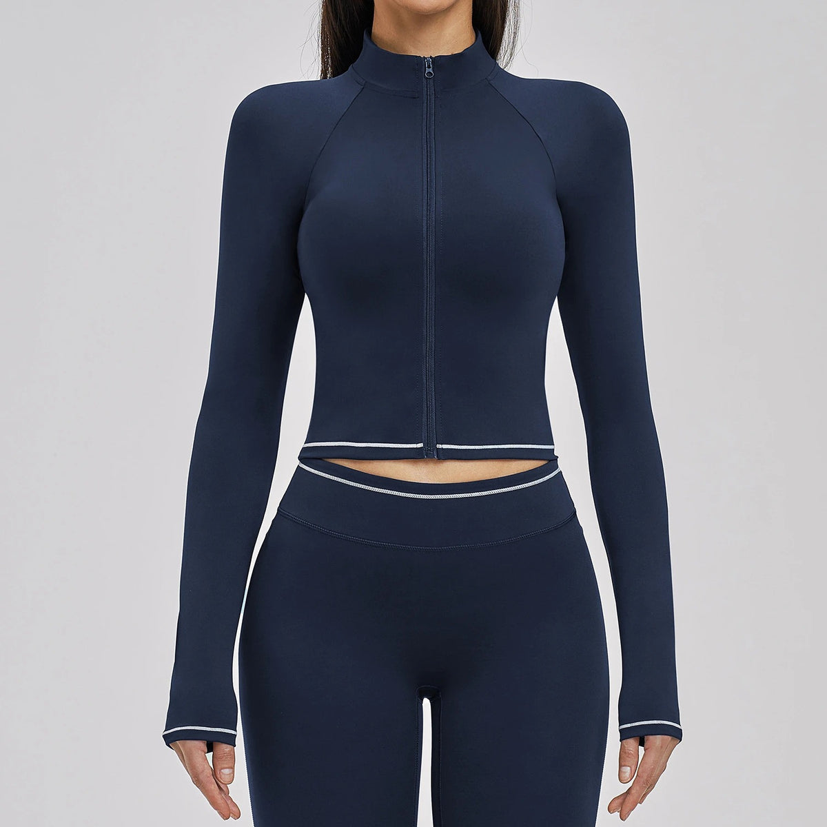 Zip Through Long Sleeve Jacket