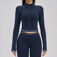 Zip Through Long Sleeve Jacket