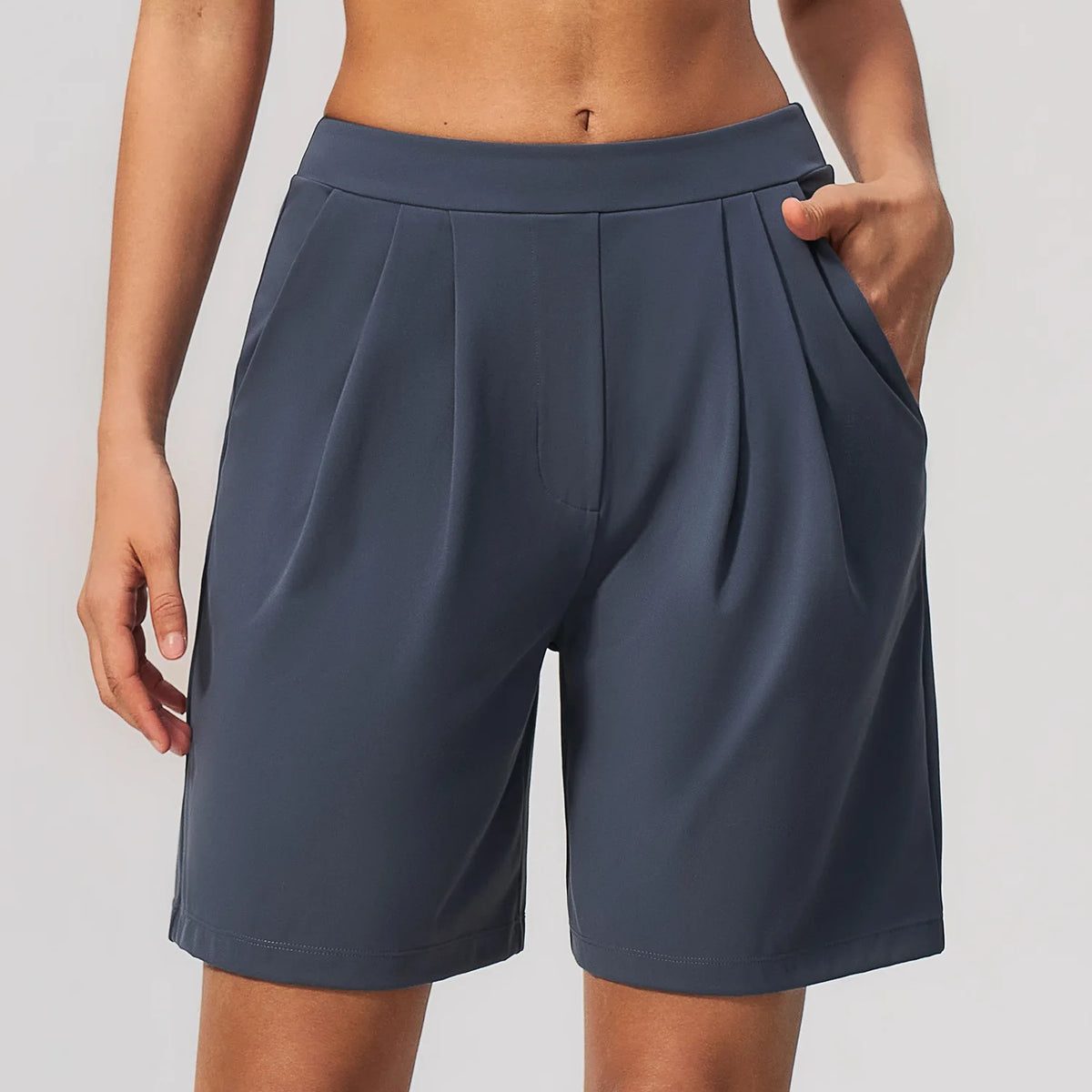 Loose-Fit High-Waist Butt-Lifting Gym Shorts