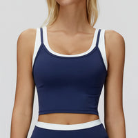 Layering Two-Piece Padded Yoga Tank Top