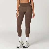 Seamless Sand-Washed High-Waist Booty-Lifting Leggings