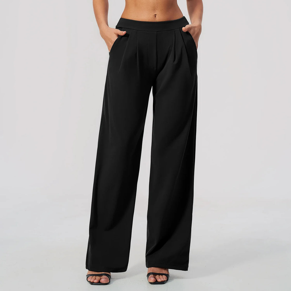 Quick-Dry Wide-Leg Casual Fitness Pants