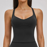 Racerback Halter Bodysuit Top