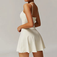 Double-Strap Corset Tennis Dress