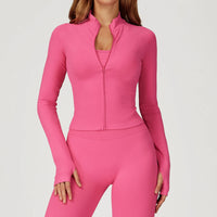 Zip-Up Long Sleeve Jacket