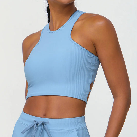 Ribbed Workout Yoga Bra