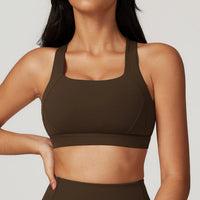 U Neck Wide Strap Crossback